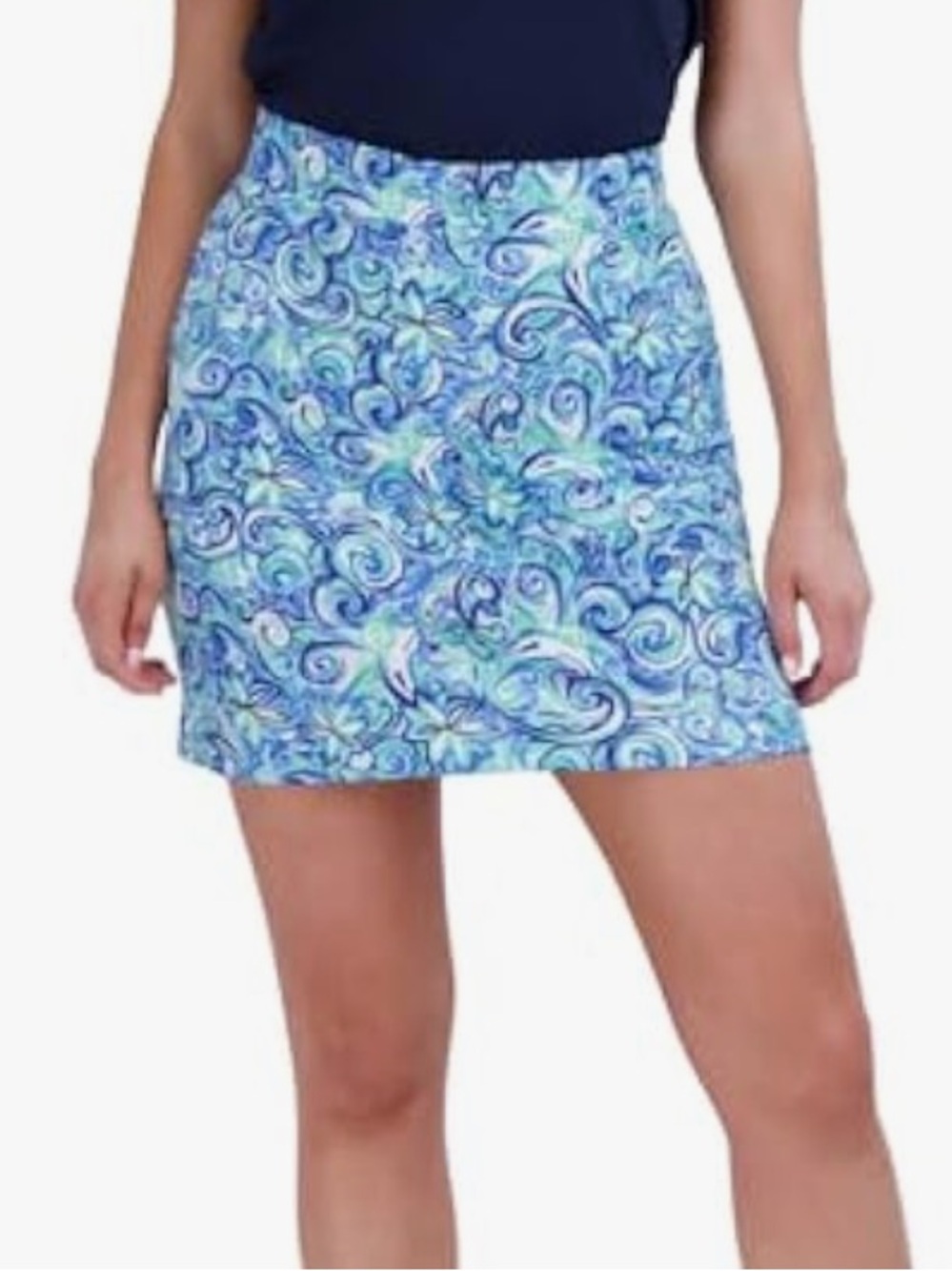 Stella Parker Resort Blue and White Skort NWT